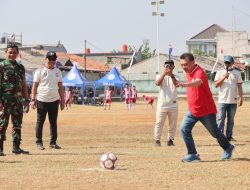 Buka Turnamen Sepak Bola Pekayon, Wawali Bekasi Ajak Pemuda Kegiatan Positif