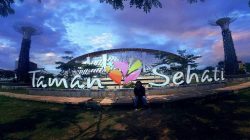 Bekasi - Potret Taman Sehati yang ada di Cikarang Pusat, Kabupaten Bekasi. Foto: Elisa Putri Br Sitorus