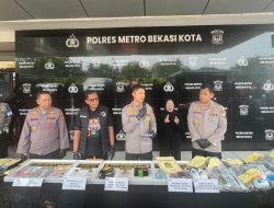 Operasi Nila Jaya, Polres Bekasi Kota Amankan 74 Tersangka dan Sita 2,2 Kg Sabu