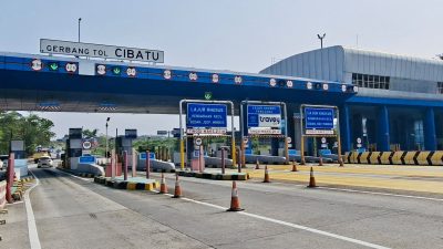Bekasi - Gerbang Tol (GT) Cibatu KM 34+600. Foto: Ist/Gobekasi.id.
