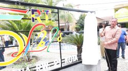 Bekasi - Wali Kota Bekasi, Tri Adhianto meresmikan Ruang Terbuka Hujau (RTH) di Taman Alinda Kenana Bekasi Utara. Foto: Ist/Gobekasi.id.