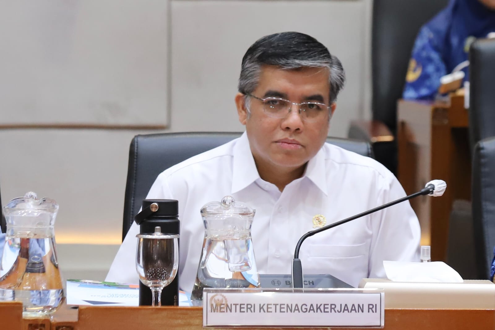 Bekasi - Menteri Ketenagakerjaan Yassierli. Foto: Ist/Gobekasi.id.
