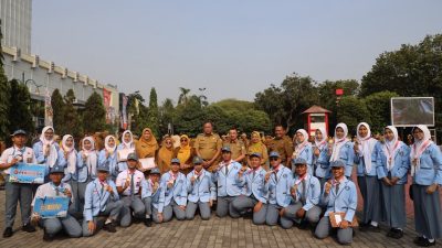 Bekasi - Pemerintah Kota Bekasi mengapresiasi kerja keras seluruh jajaran aparatur dan pelajar saat Apel pagi, Senin (28/9/2026). Foto: Ist/Gobekasi.id.