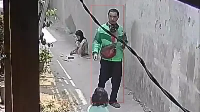 Bekasi - Pelaku pencabulan berjaket Ojol terhadap dua bocah di Tambun Selatan berhasil diringkus Unit PPA Polres Metro Bekasi. Foto: Ist/Gobekasi.id.