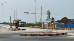 Bekasi - Ornamen Ujungan Hiasi Persimpangan Tol Gabus. Foto: Ist/Gobekasi.id.