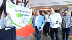 Jakarta - Wakil Menteri Ketenagakerjaan (Wamenaker) Afriansyah Noor saat menghadiri Rapat Kerja Nasional (Rakernas) AP2LN di Jakarta, Kamis (1/10/2026). Foto: Kemnaker/Gobekasi.id.