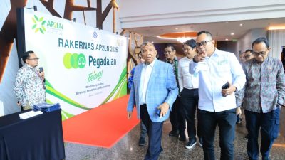Jakarta - Wakil Menteri Ketenagakerjaan (Wamenaker) Afriansyah Noor saat menghadiri Rapat Kerja Nasional (Rakernas) AP2LN di Jakarta, Kamis (1/10/2026). Foto: Kemnaker/Gobekasi.id.