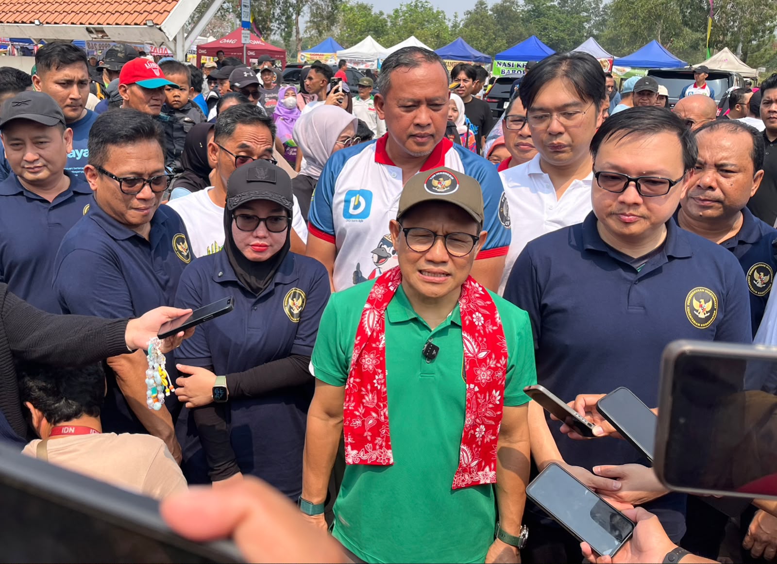 Bekasi - Menko PM Muhaimin Iskandar (Cak Imin) kunjungi Perumahan Vida Mustikajaya, Kota Bekasi (4/10/2026), soroti pasar rakyat dan UMKM sebagai prototipe nasional. Foto: Septian/Gobekasi.id.