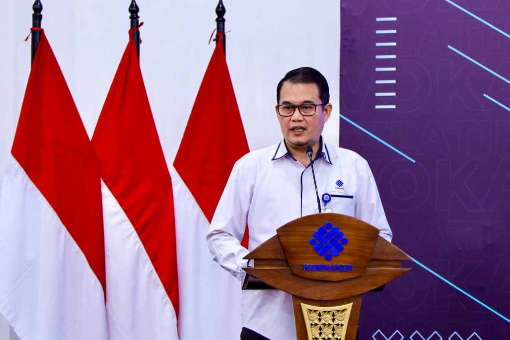 Bekasi - Direktur Jenderal Pembinaan Pelatihan Vokasi dan Produktivitas (Binalavotas) Kemnaker, Darmawansyah. Foto: Kemnaker/Gobekasi.id.