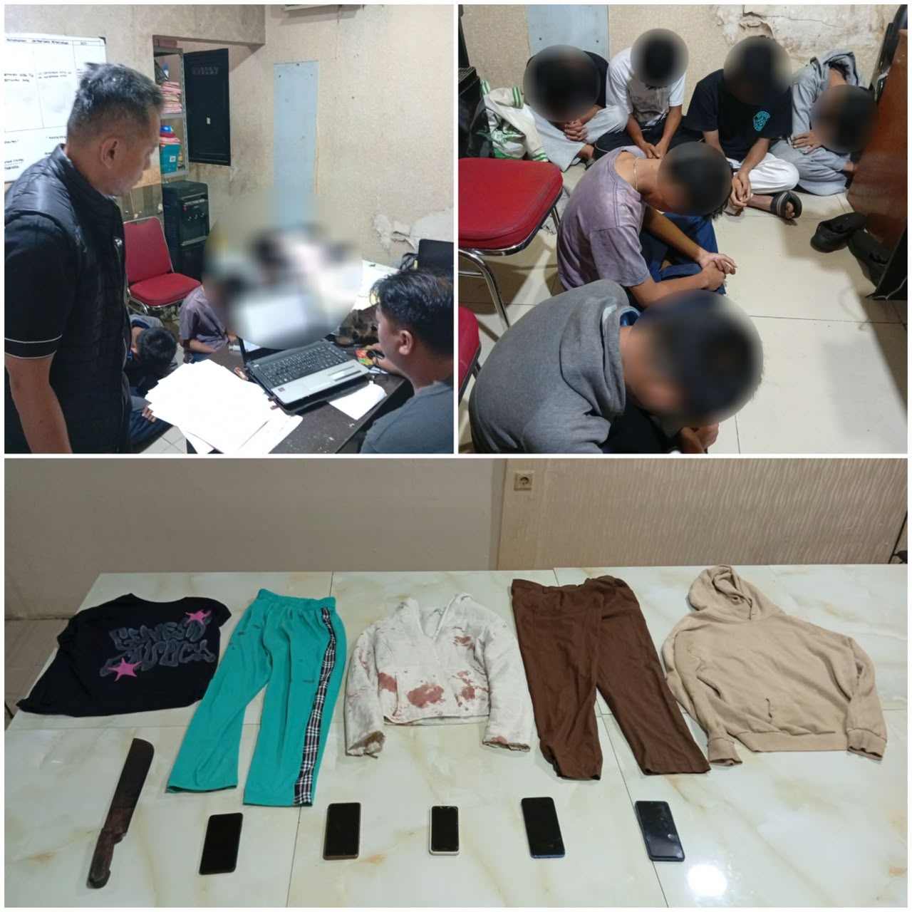 Bekasi - Polsek Bekasi Selatan amankan 12 pelajar dari dua kelompok terkait tawuran di Jalan Raya Cikunir, Jumat (16/10/2026). Polisi dalami akun IG pengatur bentrokan. Foto: Ist/Gobekasi.id.
