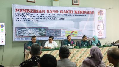 Bekasi - Pemkot Bekasi dan BPN cairkan ganti rugi lahan Flyover Bulak Kapal, Selasa (20/10/2026). Target kontrak fisik dimulai awal November 2026 untuk uraikan kemacetan. Foto: Ist/Gobekasi.id.