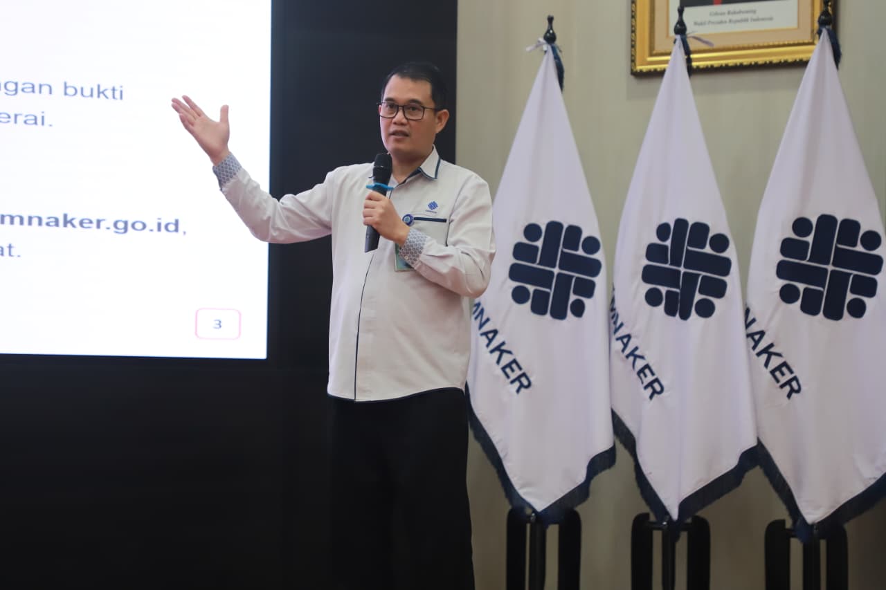 Bekasi - Direktur Jenderal Pembinaan Pelatihan Vokasi dan Produktivitas Kemnaker, Darmawansyah. Foto: Kemnaker/Gobekasi.id.
