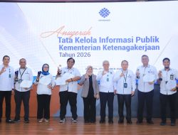 Kemnaker Gelar Anugerah Tata Kelola Informasi Publik 2026