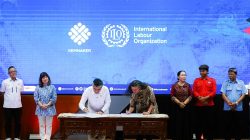Kemnaker, Pengusaha, Serikat Pekerja, dan ILO Teken Deklarasi Pekerjaan Layak 2026–2030