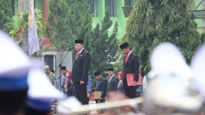 Bekasi - Wali Kota Bekasi Tri Adhianto pimpin Upacara Hari Sumpah Pemuda ke-98 di Plaza Pemkot (28/10/2026). Dorong pemuda miliki jiwa patriotik, gigih, & berempati. Foto: Ist/Gobekasi.id.