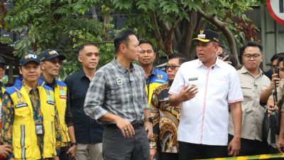 Bekasi - Wali Kota Bekasi dampingi Menko AHY matangkan pembebasan lahan & rekayasa lalu lintas Flyover Bulak Kapal Rp188 Miliar. Konstruksi fisik dimulai 15 November 2026. Foto: Ist/Gobekasi.id.