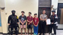 Bekasi - Tim Patroli Patmob D 73 Kompi 2 Batalyon D Pelopor Satbrimob Polda Metro Jaya sukses menggagalkan dugaan aksi pencurian komoditas tabung gas dan pendingin ruangan di kawasan Flyover Kranji, Kecamatan Bekasi Barat, Kota Bekasi, pada, Sabtu (3/10/2026) dini hari. Foto: Ist/Gobekasi.id.